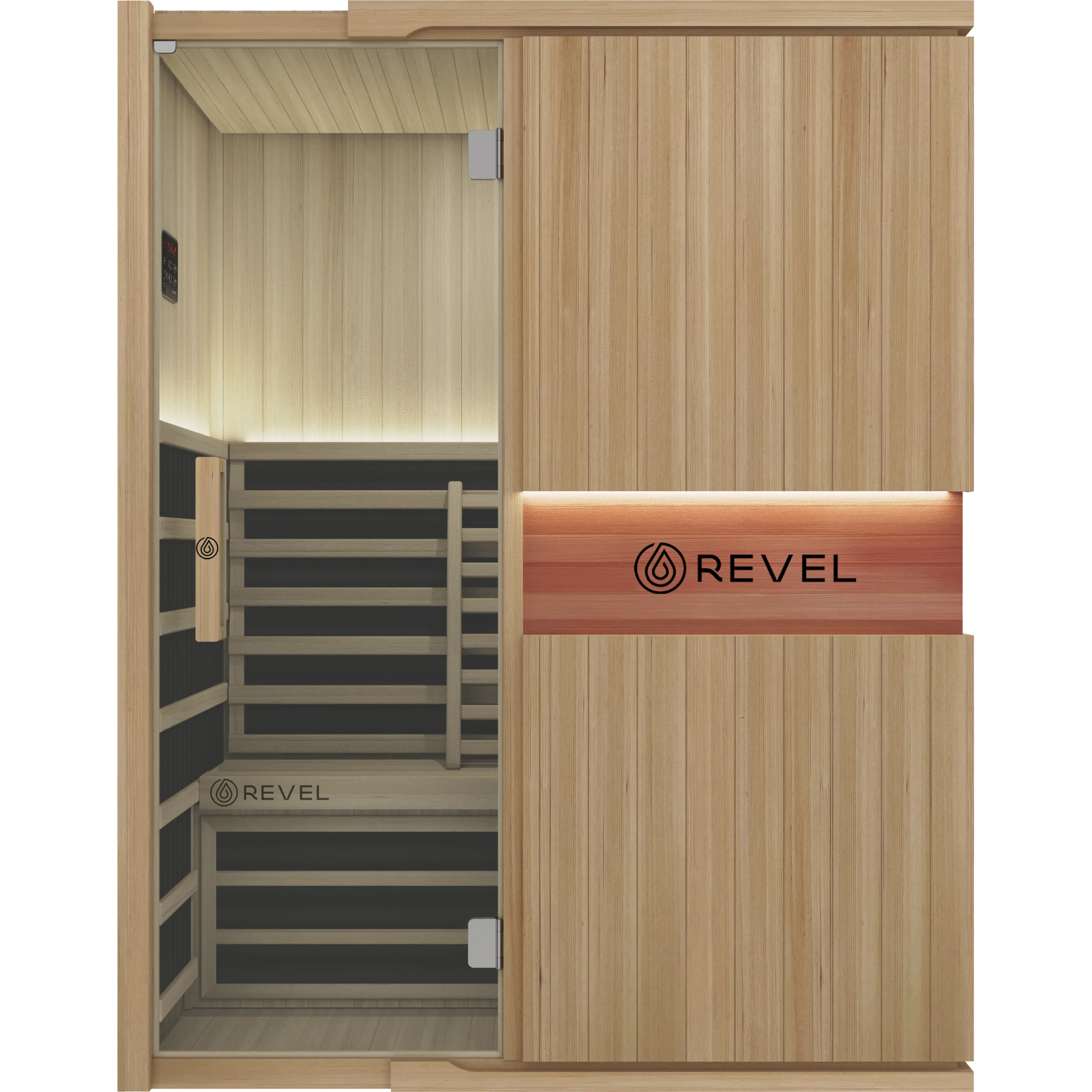 REVEL AURA - 3-4 PERSON FULL SPECTRUM INFRARED SAUNA