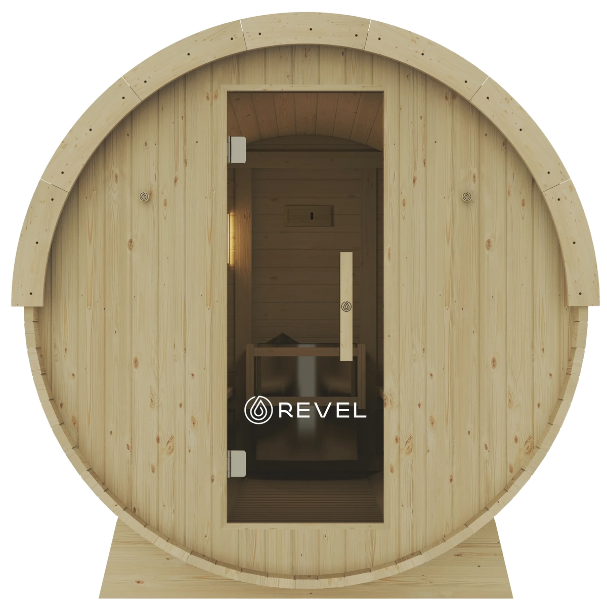 REVEL EDEN - 8 PERSON TRADITIONAL FINNISH BARREL SAUNA