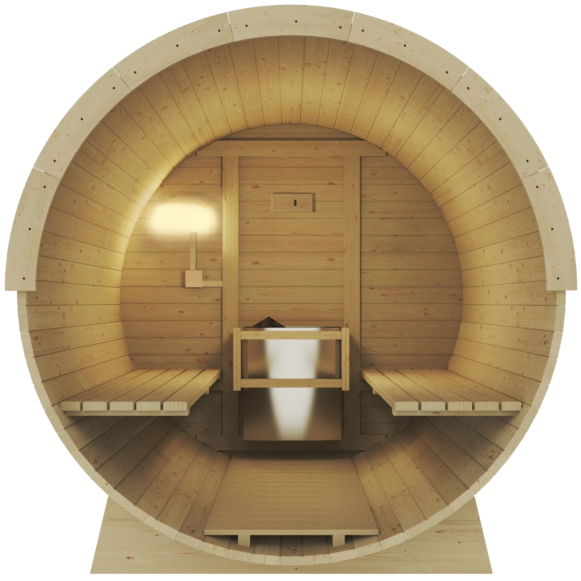 REVEL EDEN - 8 PERSON TRADITIONAL FINNISH BARREL SAUNA