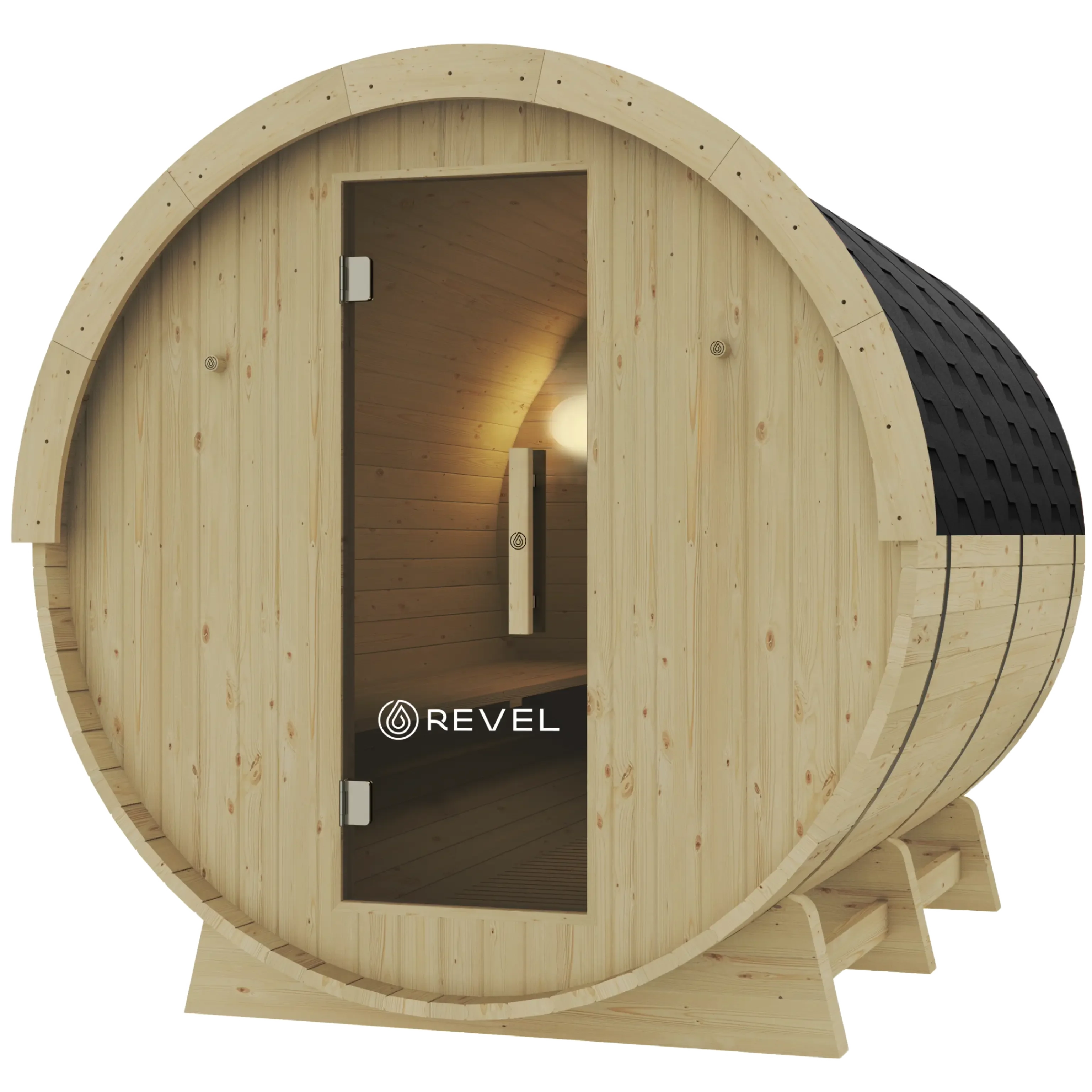 REVEL EDEN - 8 PERSON TRADITIONAL FINNISH BARREL SAUNA