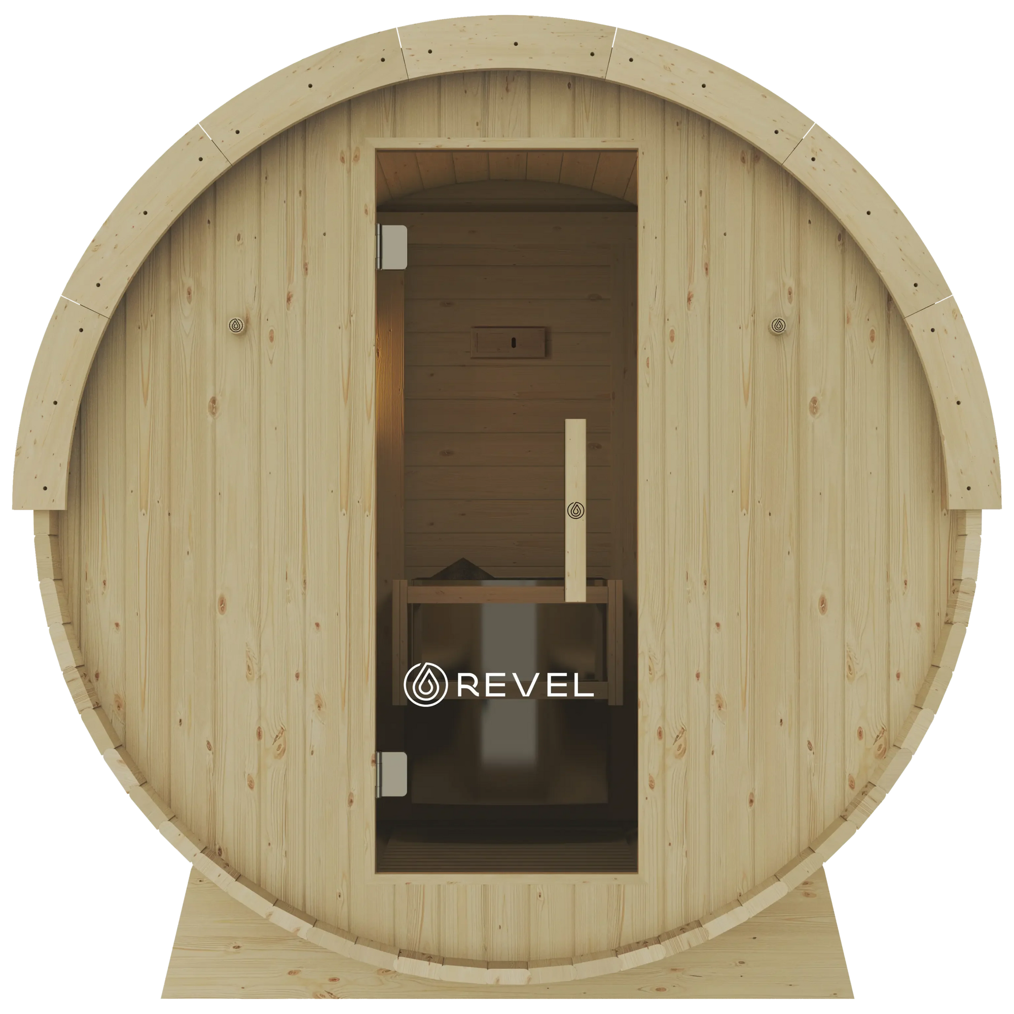 REVEL EDEN - 4 PERSON TRADITIONAL FINNISH BARREL SAUNA