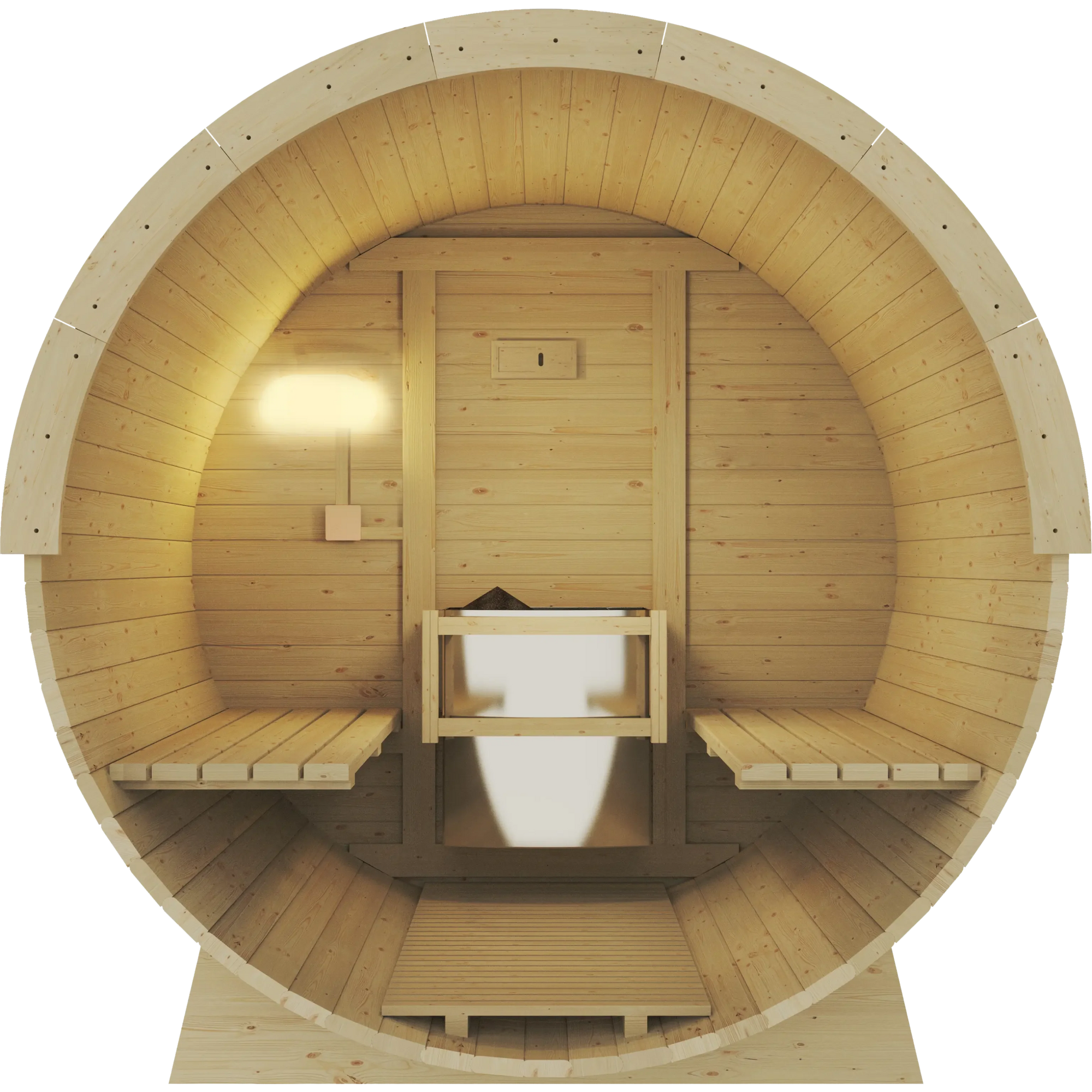 REVEL EDEN - 4 PERSON TRADITIONAL FINNISH BARREL SAUNA