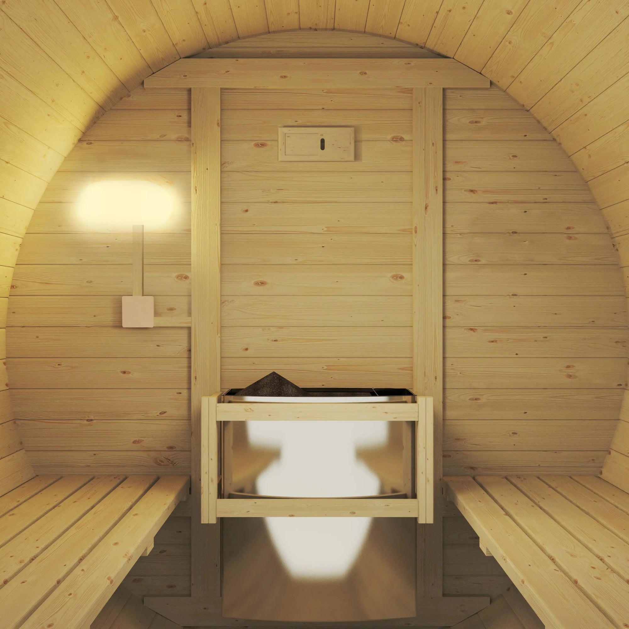 REVEL EDEN - 4 PERSON TRADITIONAL FINNISH BARREL SAUNA