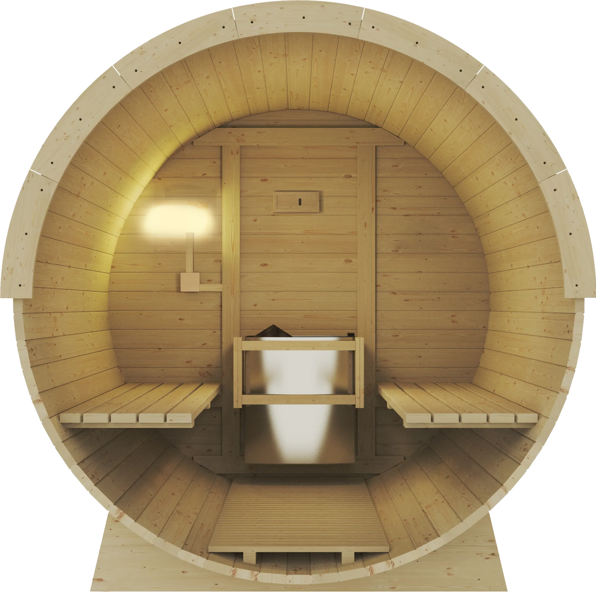 REVEL EDEN - 6 PERSON TRADITIONAL FINNISH BARREL SAUNA