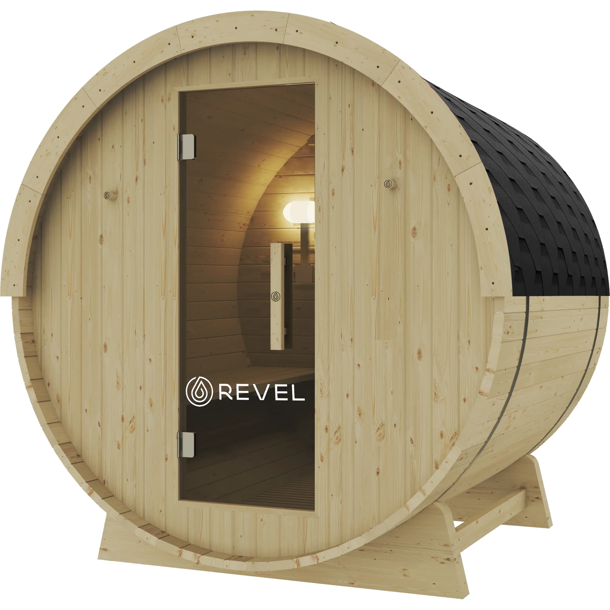 REVEL EDEN - 6 PERSON TRADITIONAL FINNISH BARREL SAUNA