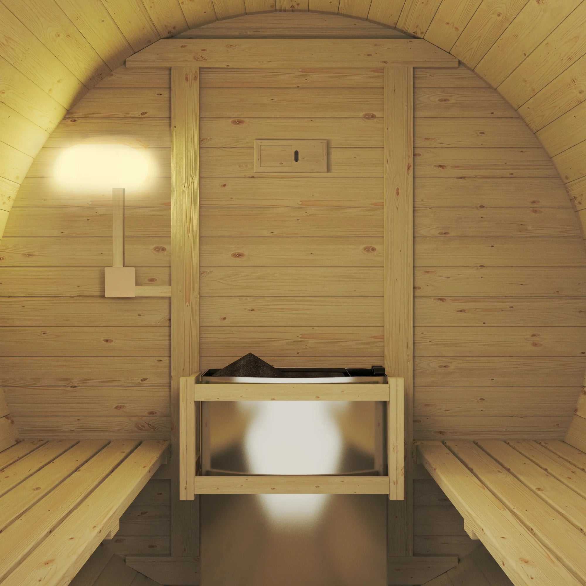 REVEL EDEN - 6 PERSON TRADITIONAL FINNISH BARREL SAUNA